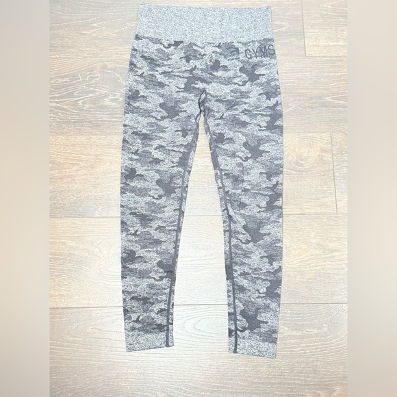 Gymshark Camo Seamless Leggings - Black - Picture 2 of 9